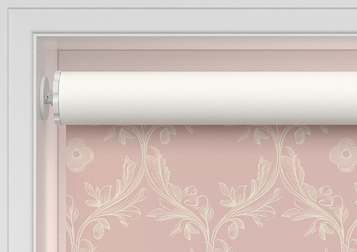 Trellis Prints, Vine and Bloom Rosies Pink - Twist&Fit Roller Blind - Image 9